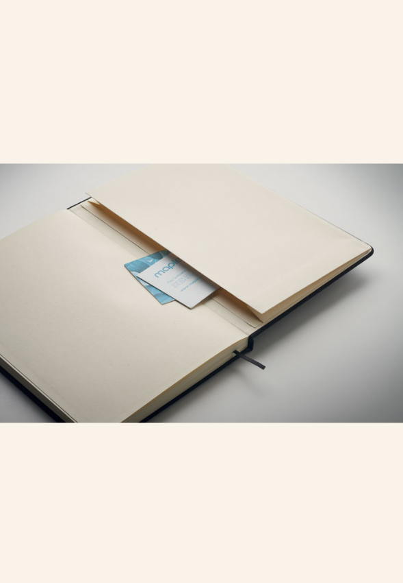 Carnet A5 en feutre rPET avec support de téléphone Liorène