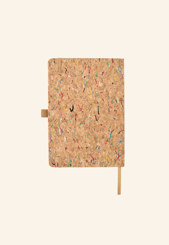 Carnet A5 couverture rigide en liège 192 pages Corélia
