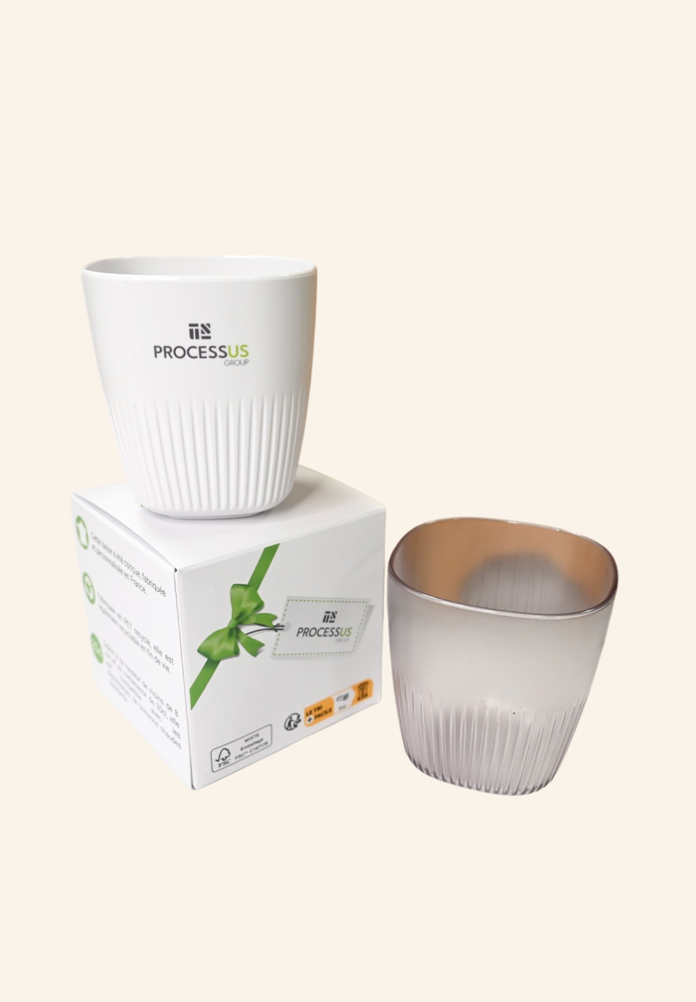 Tasse à café 22 Cl en PET recyclable Bruno
