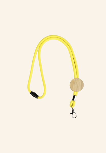 Tour de cou en bois et coton WoodyTag