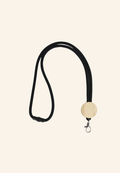 Tour de cou en bois et coton WoodyTag