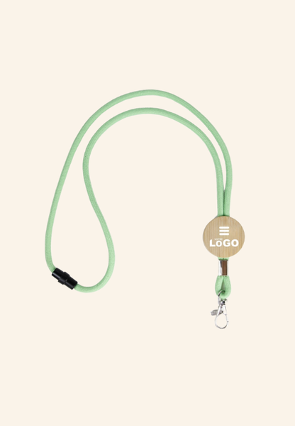 Tour de cou en bois et coton WoodyTag