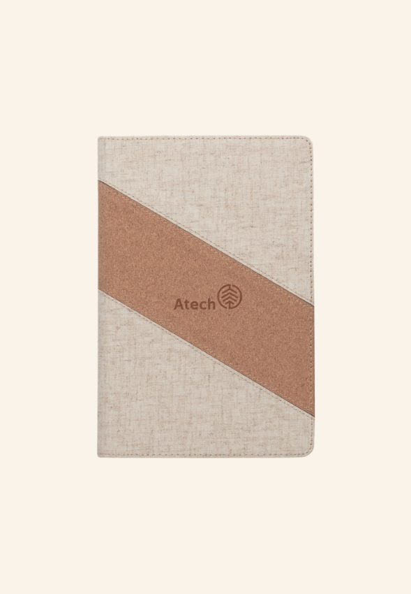 Carnet A5 2 en 1 avec chargeur sans fil 128 pages Néréane