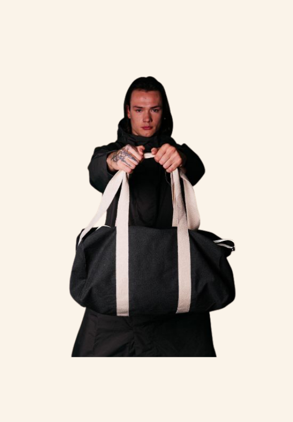 Sac de sport en toile recyclée 280g Soléan