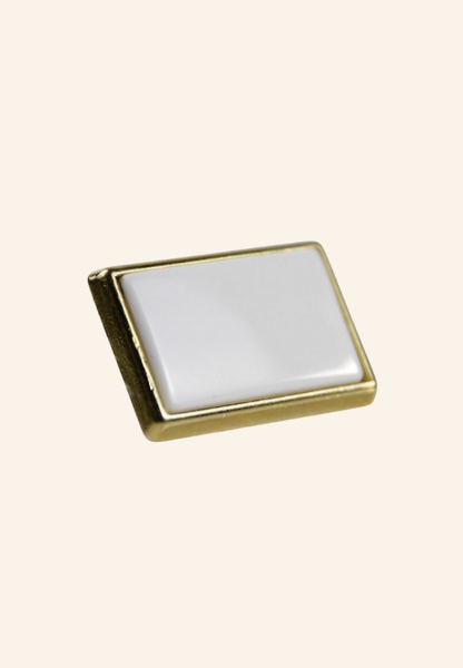 Pin's rectangle en métal PinPolish