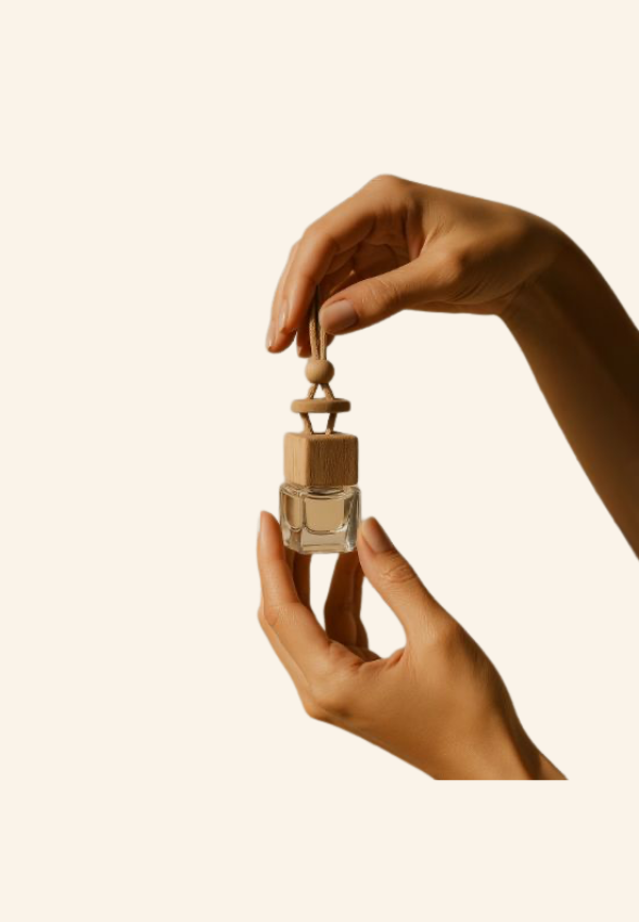 Désodorisant voiture en verre 10ml Elvane