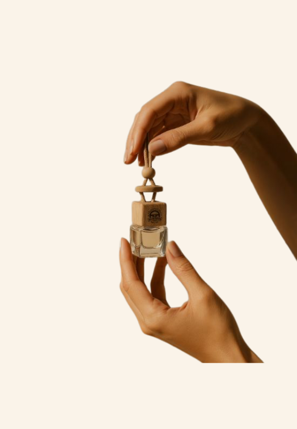 Désodorisant voiture en verre 10ml Elvane