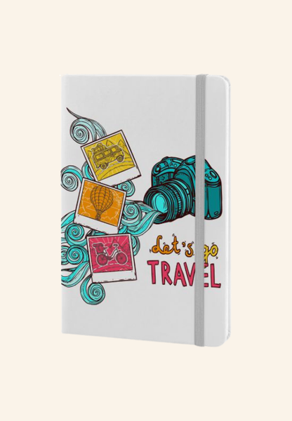 Cahier A5 96 pages fermeture élastique Luriane