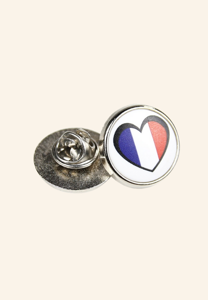 Pin's rond en métal 25mm SilverDot
