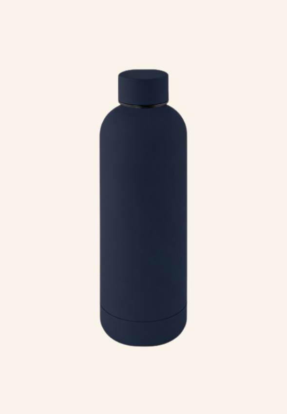 Bouteille rubber en acier inoxydable recyclé 500ml Rivane