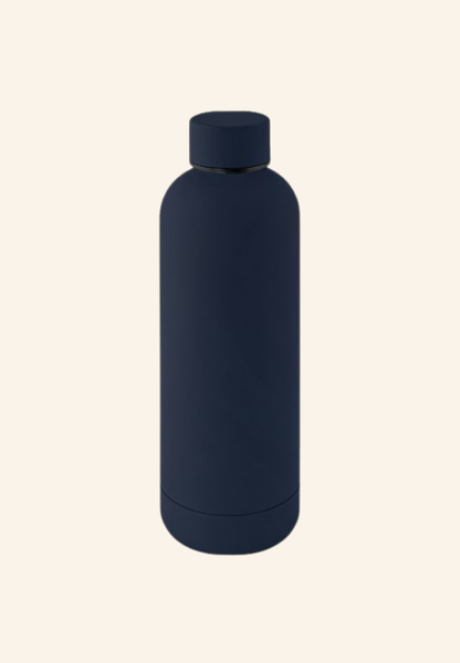 Bouteille rubber en acier inoxydable recyclé 500ml Rivane