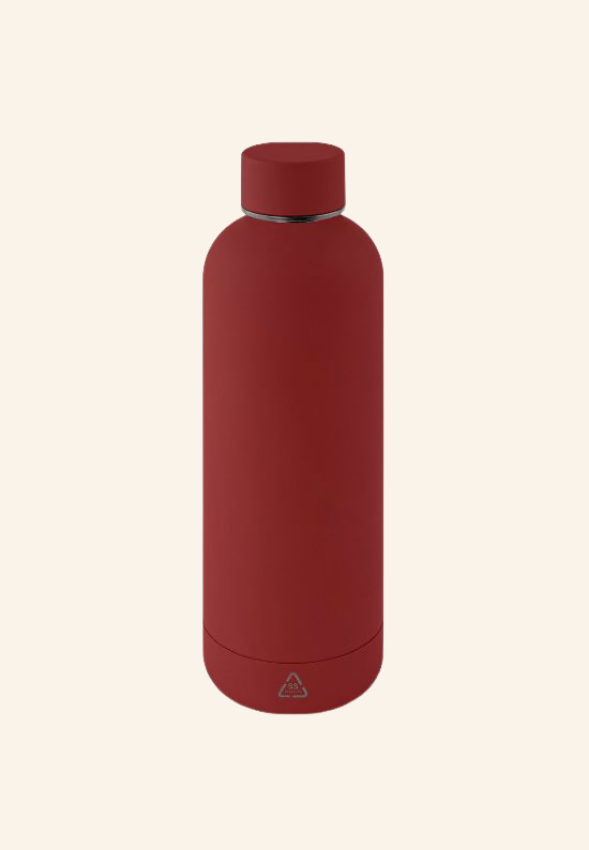 Bouteille rubber en acier inoxydable recyclé 500ml Rivane