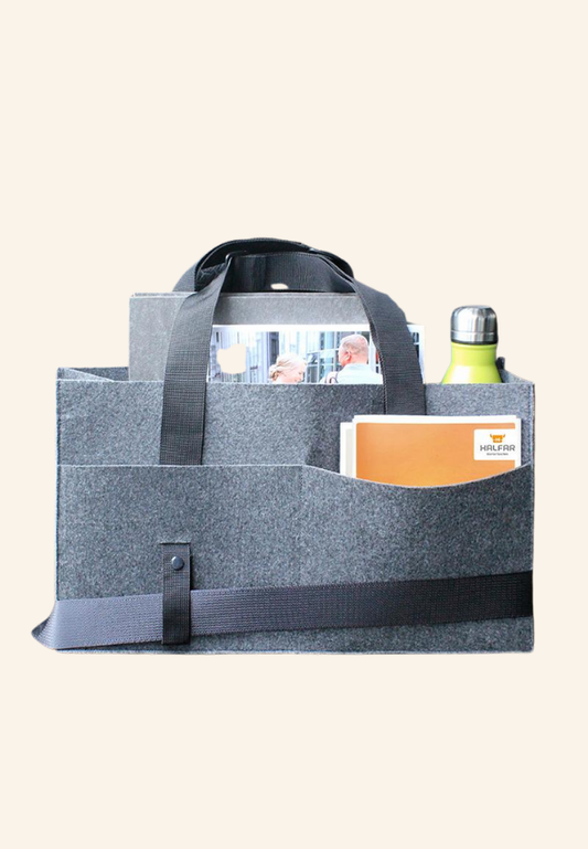 Sacoche ordinateur en feutrine rPET Maëvane