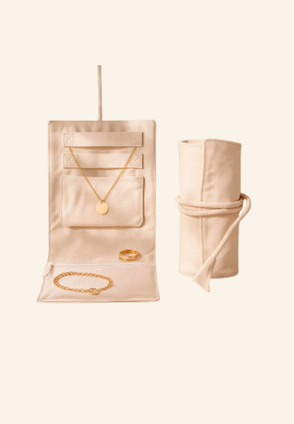 Pochette à bijoux en coton Lioran