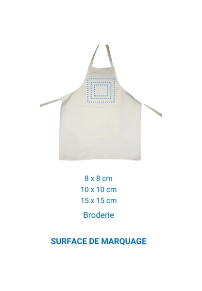 Tablier coton naturel AUGUSTE