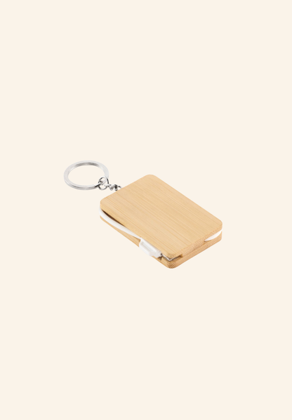 Câble de Charge Porte-clés en Bambou