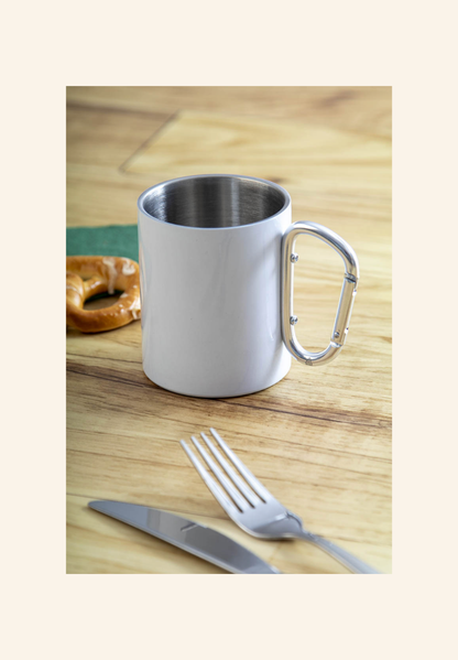 Mug sublimation 300 ml acier inoxydable recyclé et aluminium recyclé Valentin