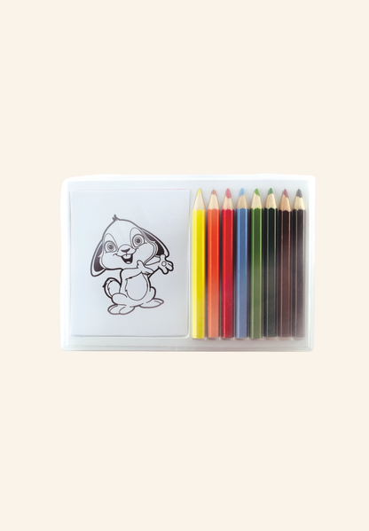 Set de coloriage en papier recyclé Isolde