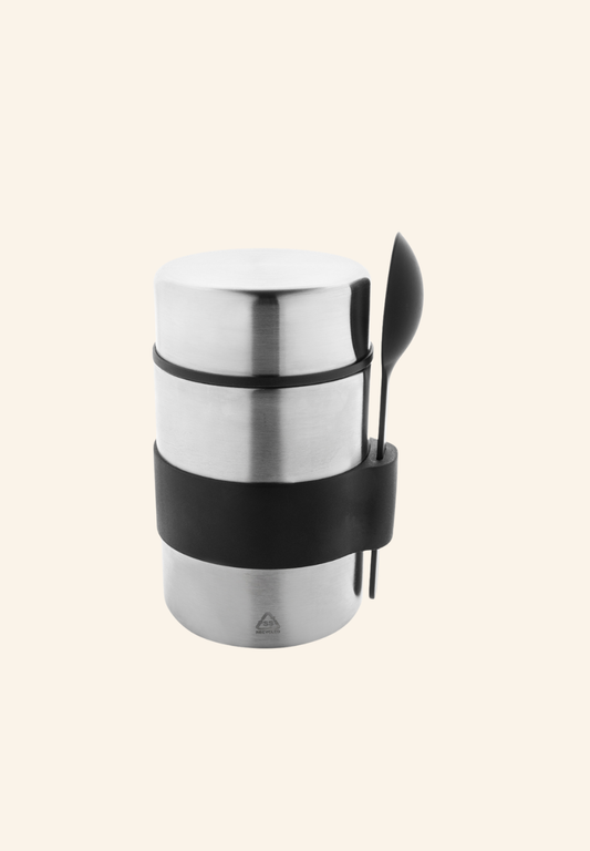 Boîte à lunch isotherme 450 ml en acier inoxydable recyclé Maxime