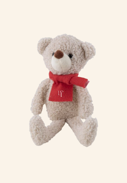 Ours en peluche écharpe rouge Orvian
