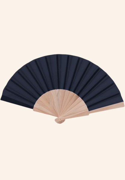 Éventail en bois naturel 23cm Marjane