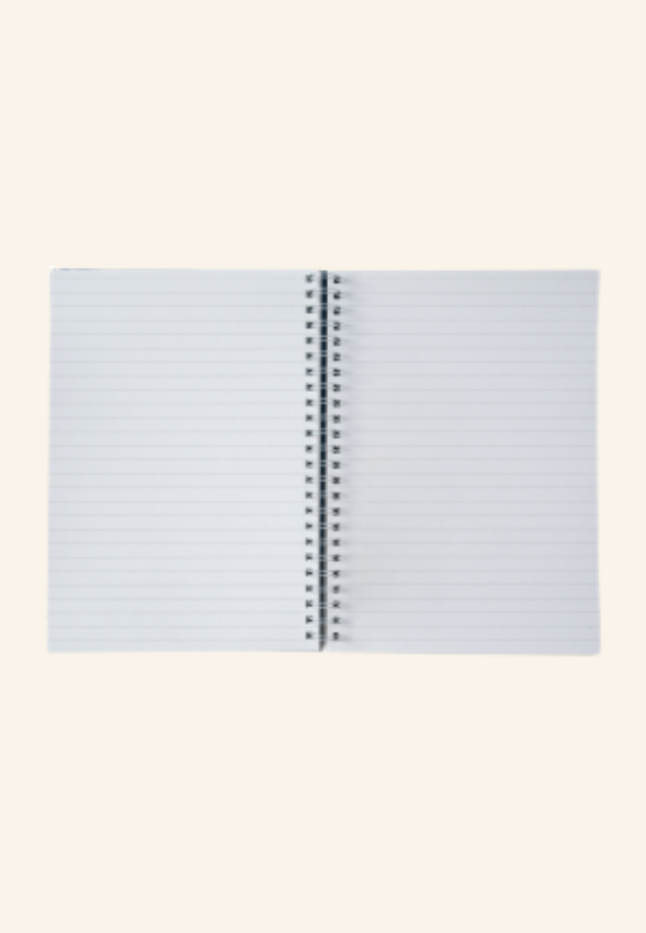 Carnet spirale en papier recyclé A5 Gaëline