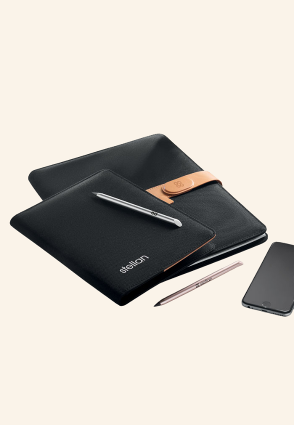 Conférencier en similicuir et rPET A4 Alcinia