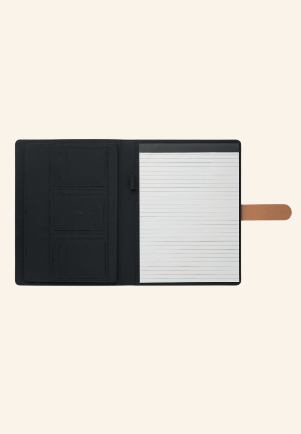 Conférencier en similicuir et rPET A4 Alcinia