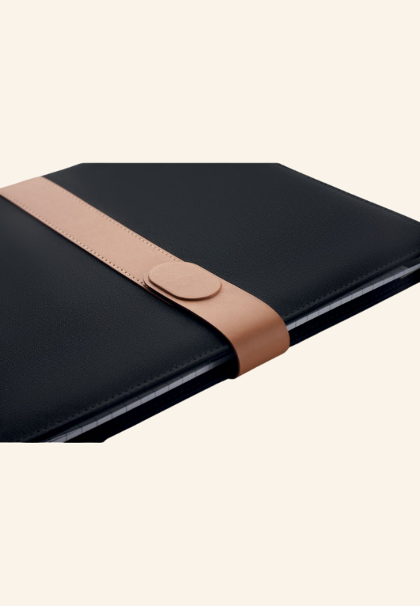 Conférencier en similicuir et rPET A4 Alcinia