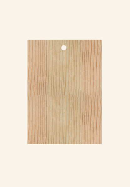 Badge - Tour de cou en bois  naturel Terra