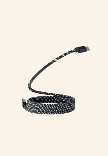 Chargeur type C magnétique tressé rPET 60W Élyo