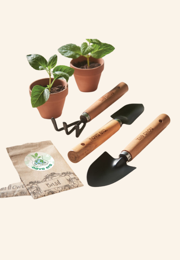 Coffret jardinage 3 outils et pochette Eloyane