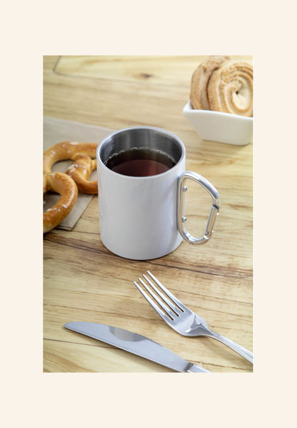Mug sublimation 300 ml acier inoxydable recyclé et aluminium recyclé Valentin