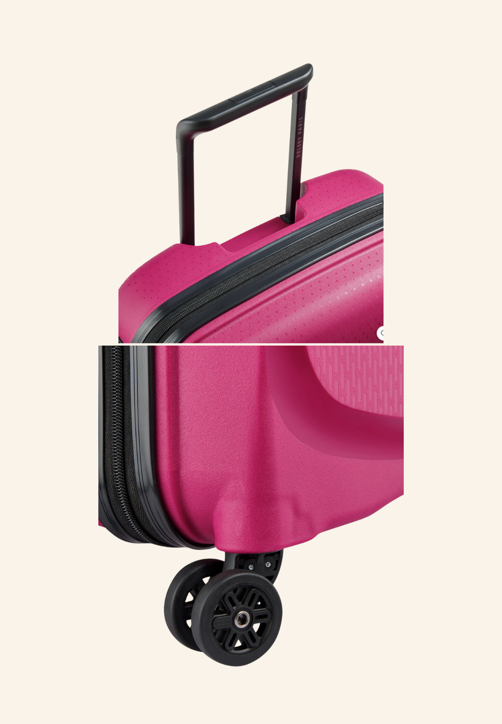 Valise Delsey cabine slim recyclée BELMONT PLUS