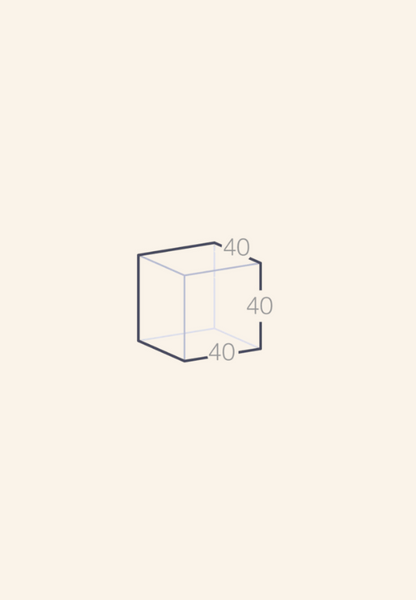 Trophée Cube en Verre à Personnaliser 4 cm Thémir
