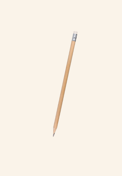 crayon dans un étui en papier avec graine Lorvane