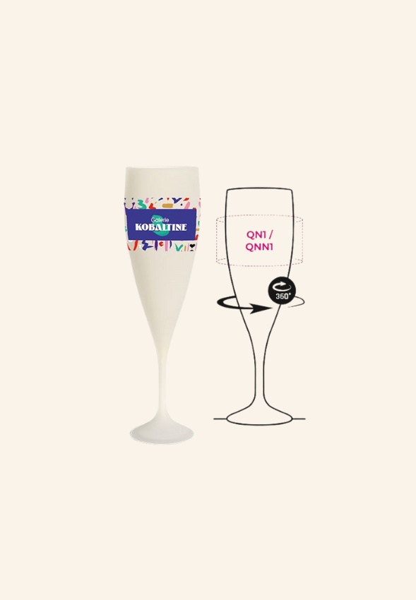 FLUTE A CHAMPAGNE REUTILISABLE 14 cl LAMME