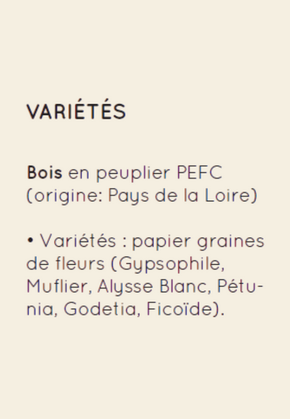 Boule de Noël graines et bois