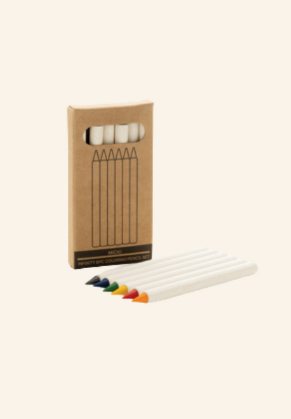 Set de 6 crayons de couleur Ysalin
