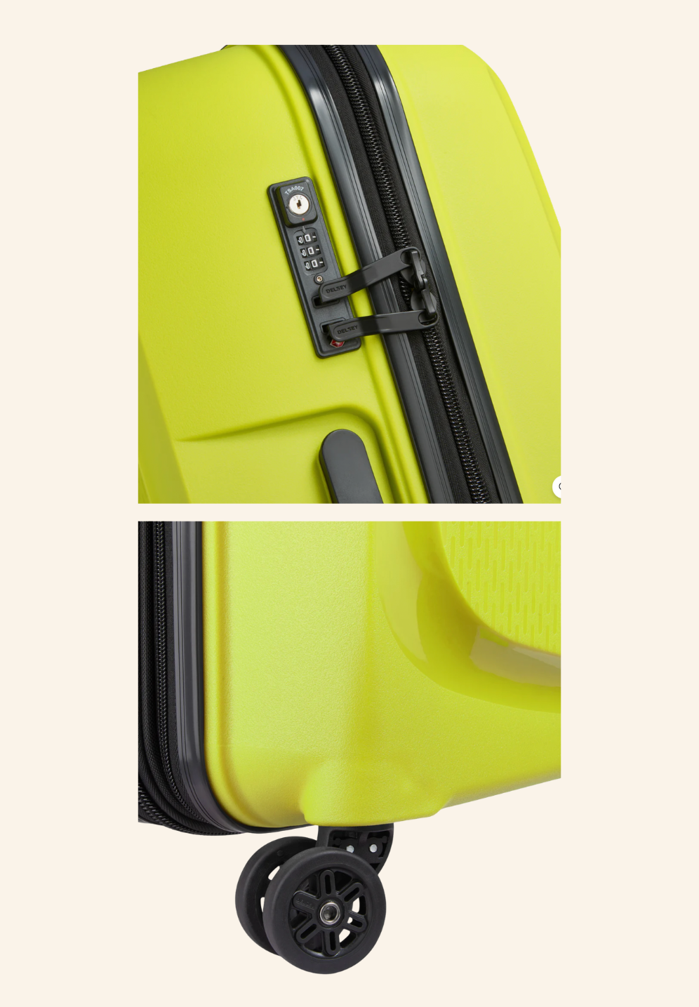Valise Delsey cabine rigide recyclée BELMONT PLUS