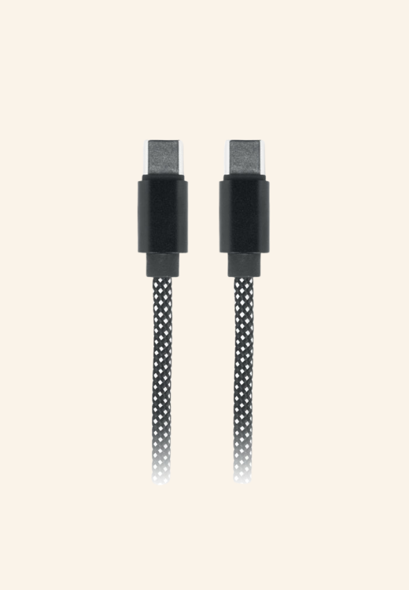 Chargeur type C magnétique tressé rPET 60W Élyo