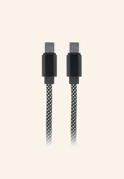 Chargeur type C magnétique tressé rPET 60W Élyo