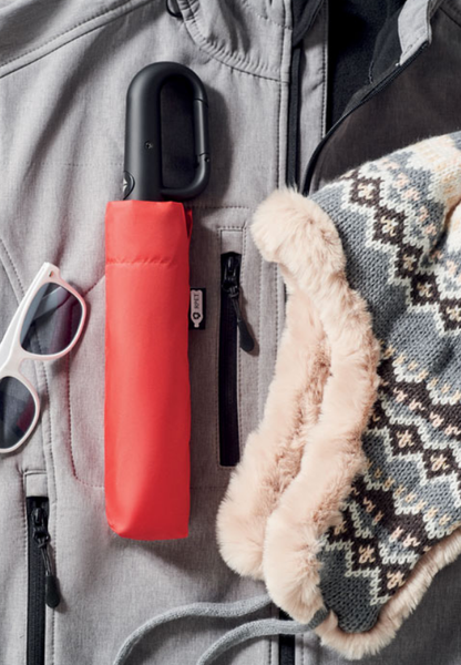 Parapluie 99cm de poche pliable en rPET Kezan