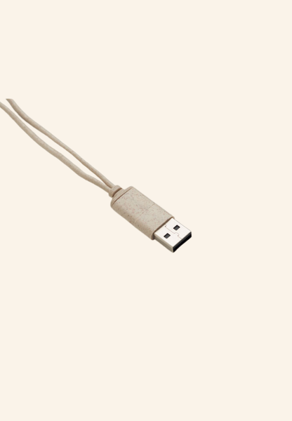 Kit de câbles avec support en paille de blé Calviane