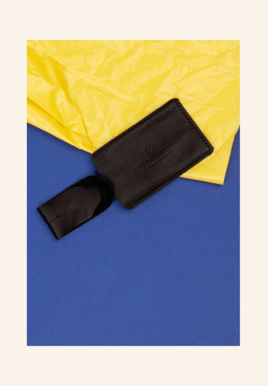 Étiquette bagage cuir Rousseau