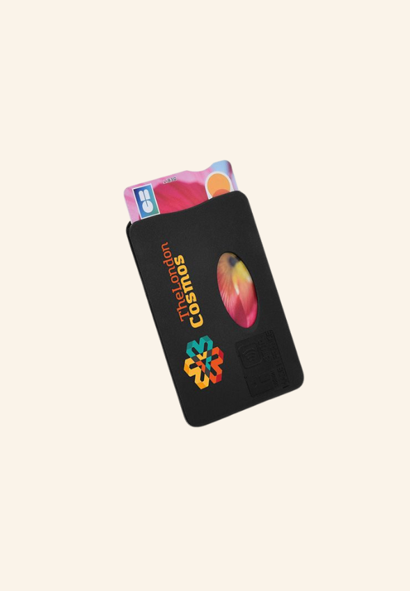PROTEGE CARTE DE CREDIT EN MATIERE RECYCLEE AVEC BLINDAGE ANTI RFID