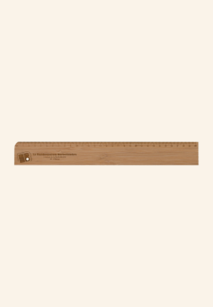 Règle bambou 30 cm à la forme