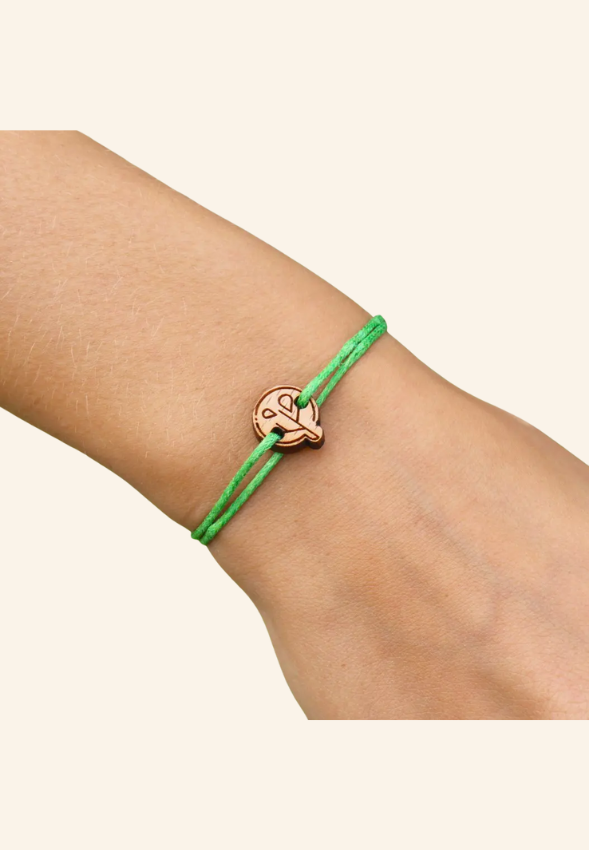 Bracelet solidaire en hêtre massif Méloria