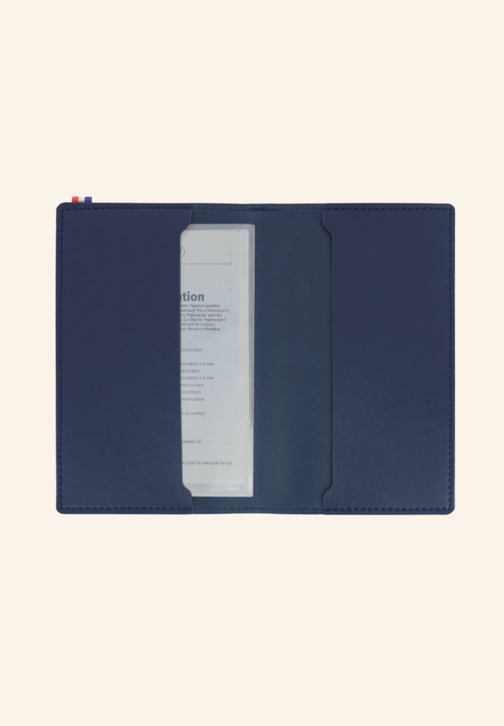 PORTE CARTE GRISE COUTURE