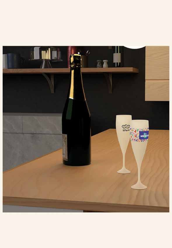 FLUTE A CHAMPAGNE REUTILISABLE 14 cl LAMME